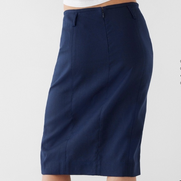 J. Crew Linen Skirt - Picture 3 of 7